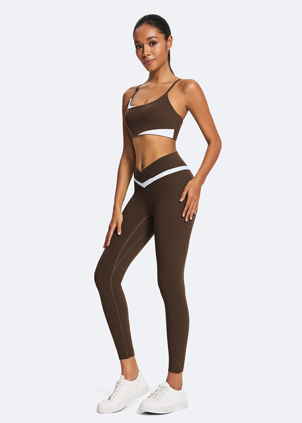 Convertible Back Sports Bra - fullbody