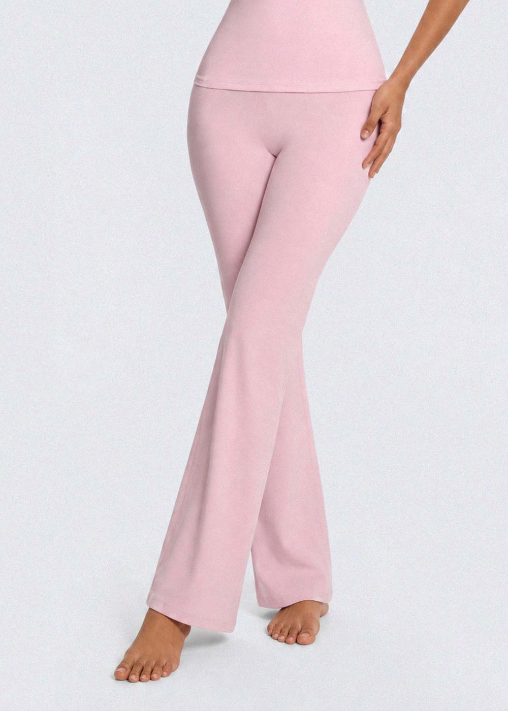 High-waisted Straight Leg Yoga Pants