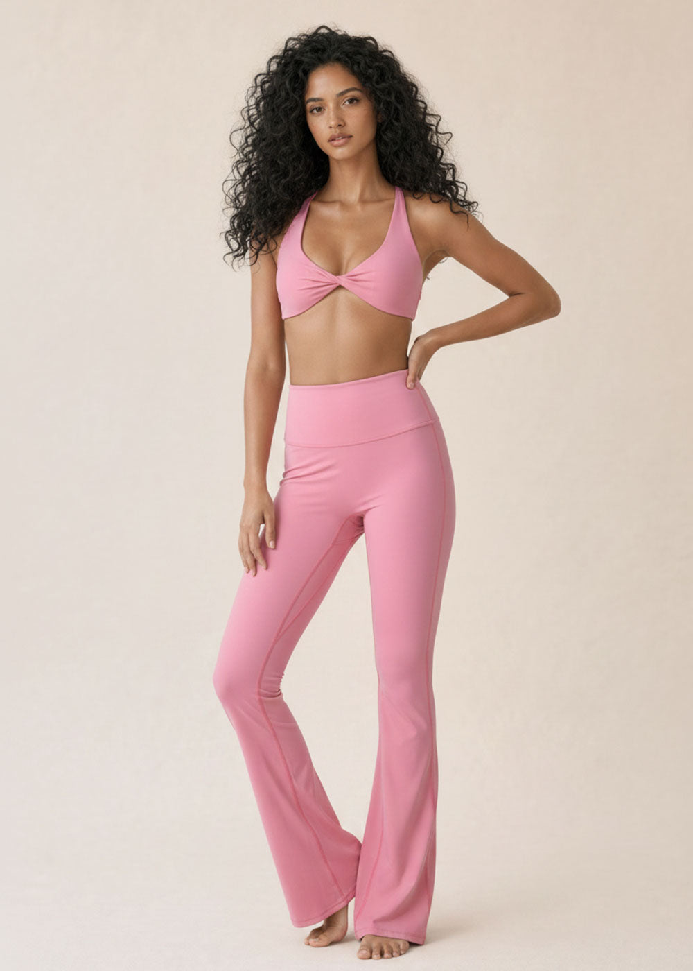 Sexy Halter Twist Front Athletic Bra