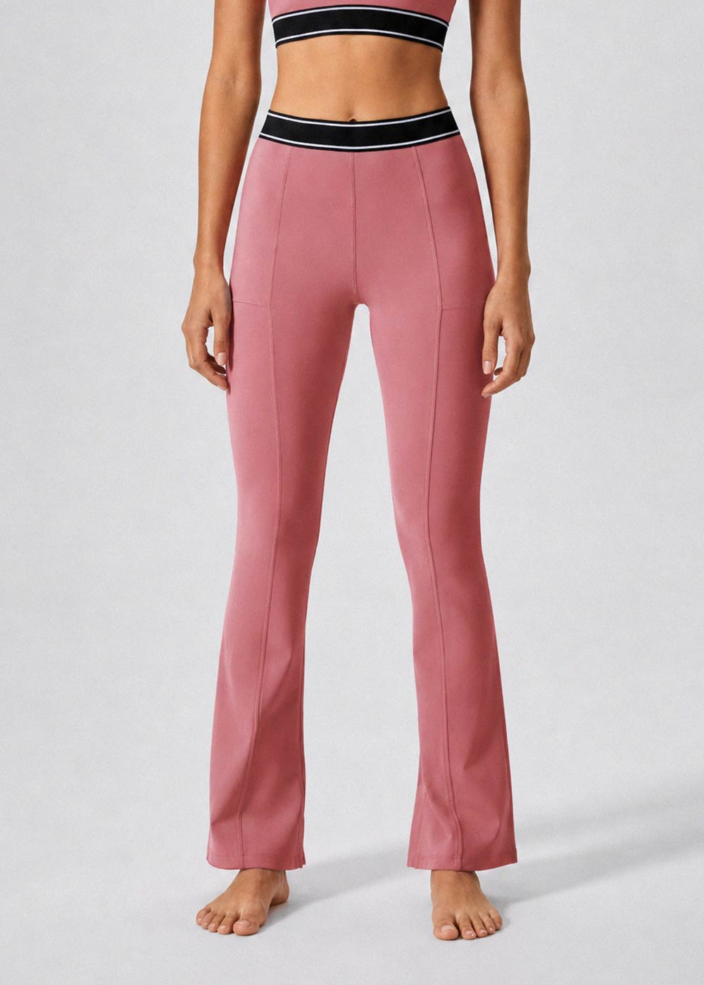 Pocket Flare Leggings with Butt-Lifting