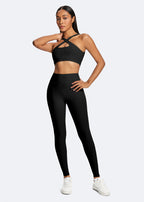 Butt Lifting High Waist Pocket Workout Leggings - fullbody