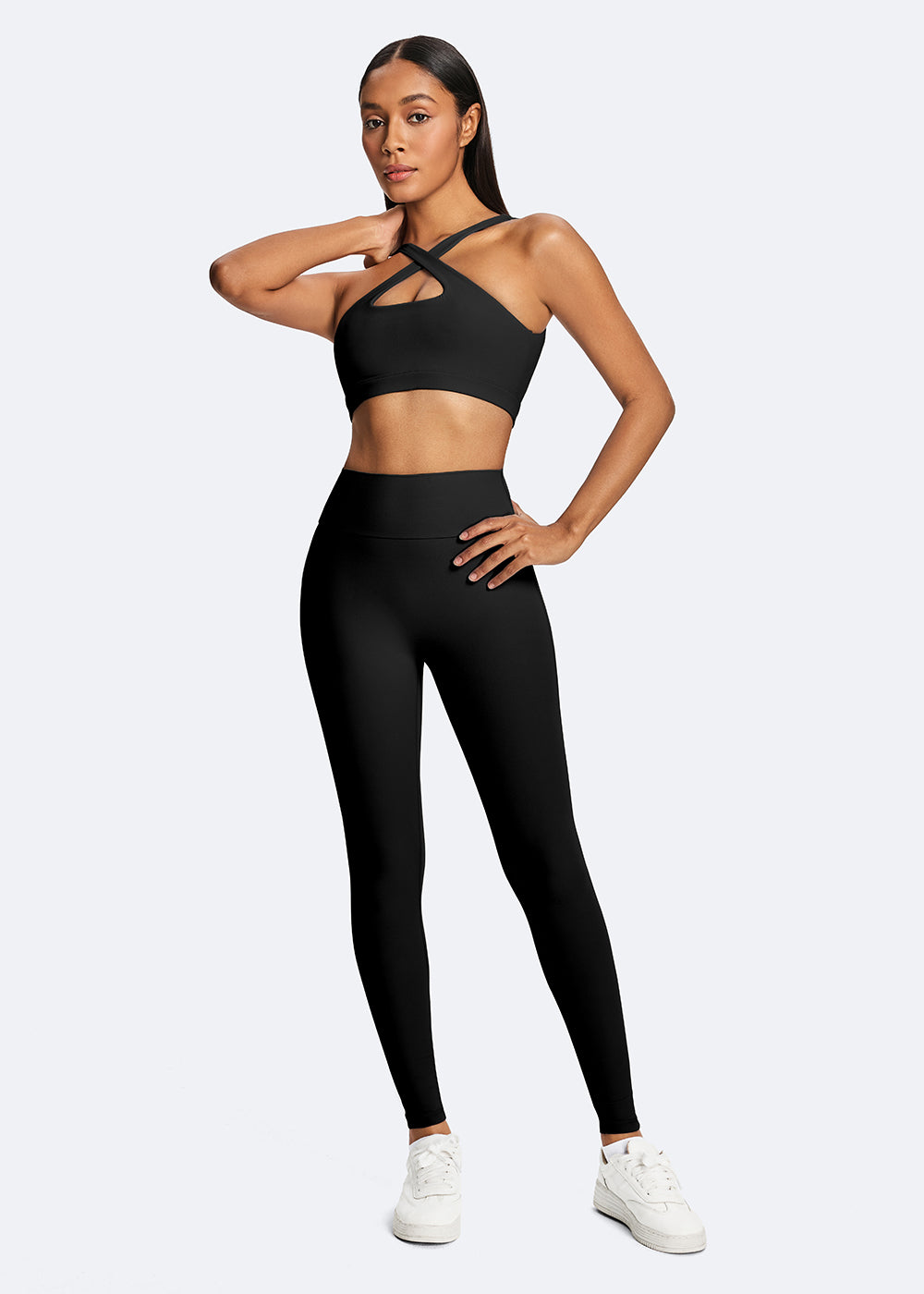 Butt Lifting High Waist Pocket Workout Leggings - fullbody