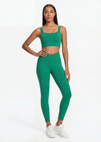 Double Strap Back Sports Bra - front