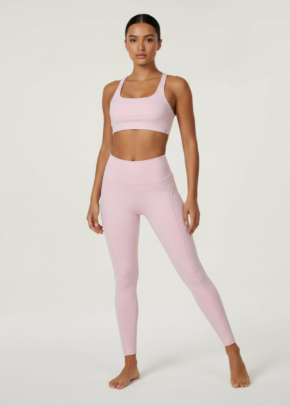 Square Neck Racerback Sports Bra