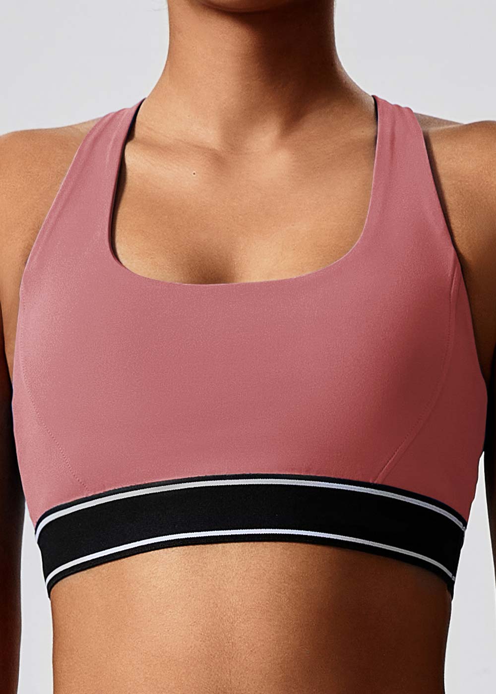 Contrast Color Sports Yoga Bra