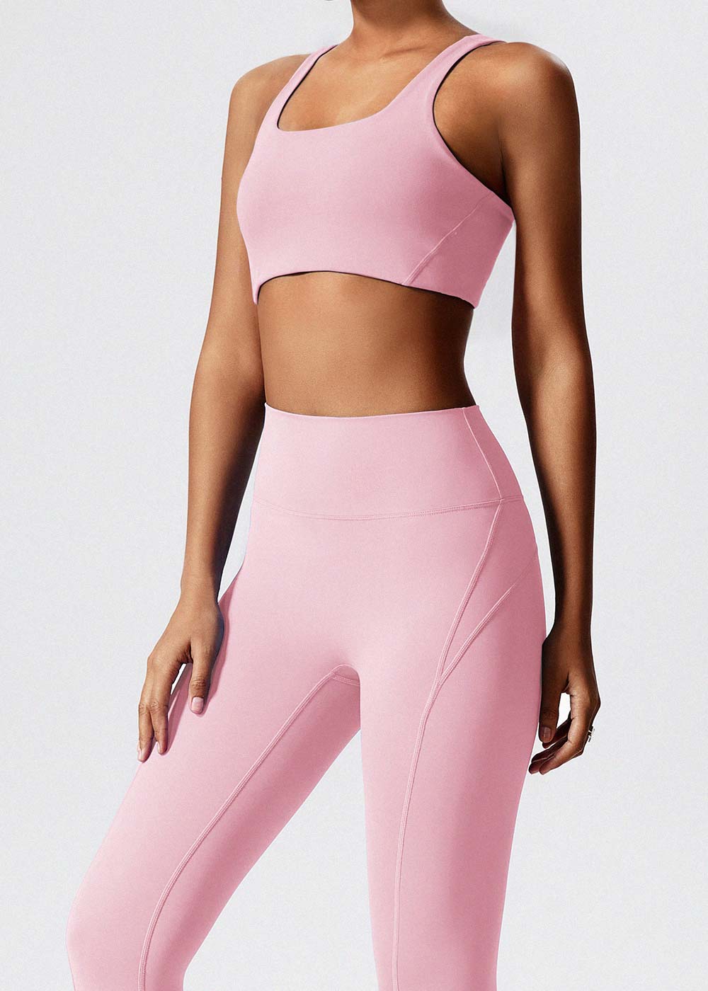 Square Neck Racerback Sports Bra