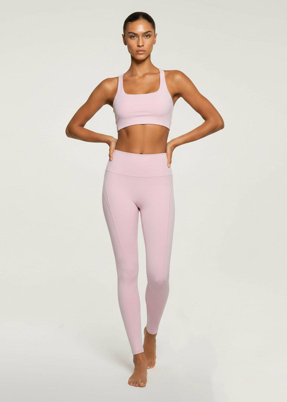 Square Neck Racerback Sports Bra