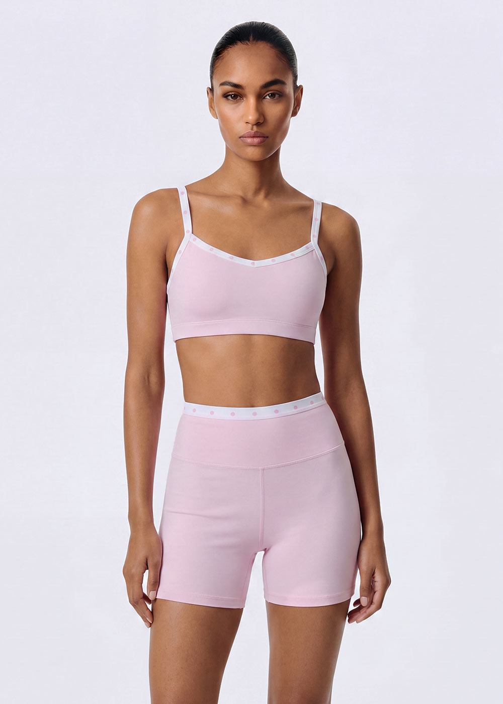 Compression Print Sports Shorts for Women