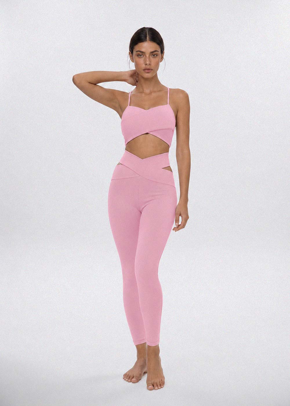 Crisscross Waist Workout Leggings