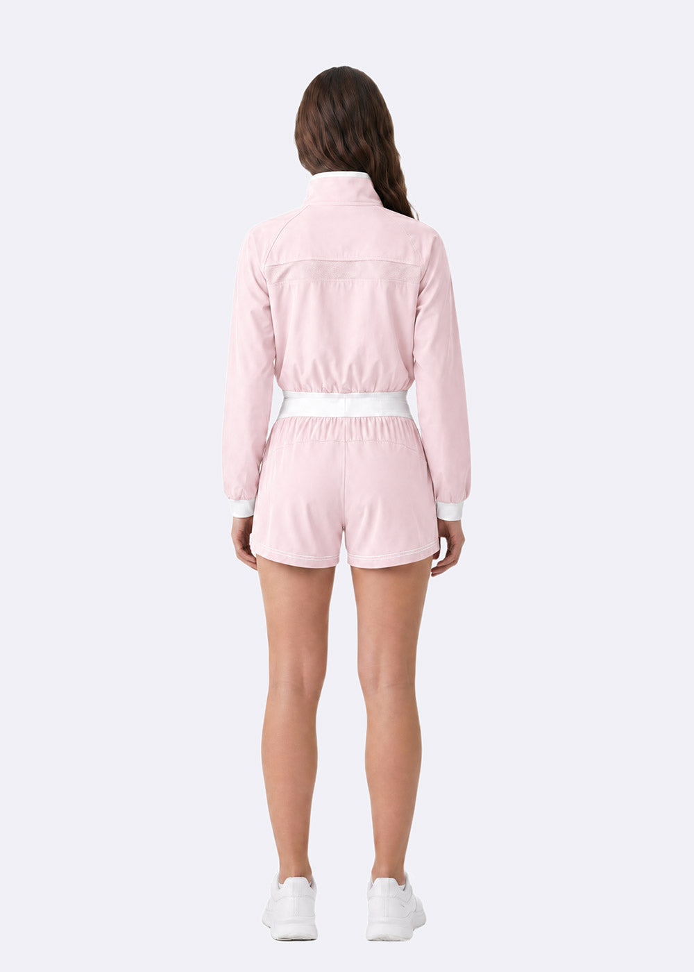 Color-Block Athletic Shorts with Contrast Trim