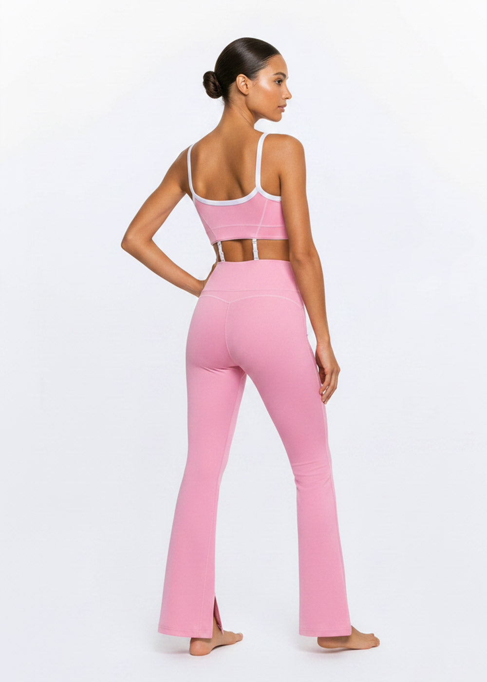 Contrast Trim Convertible Sports Bra
