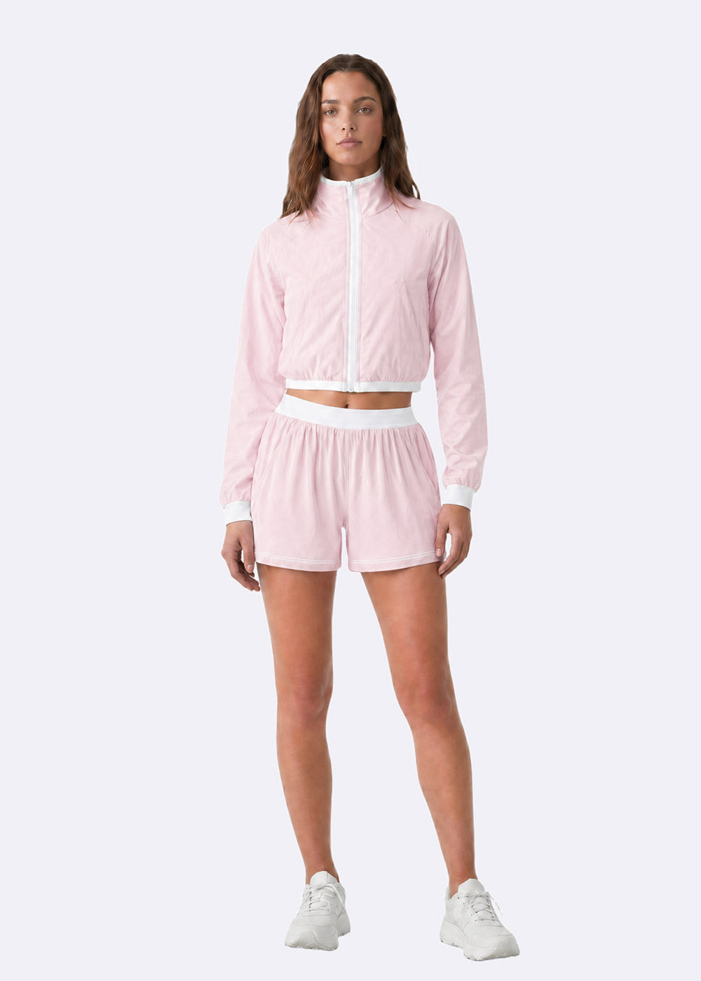 Color-Block Mesh Windbreaker
