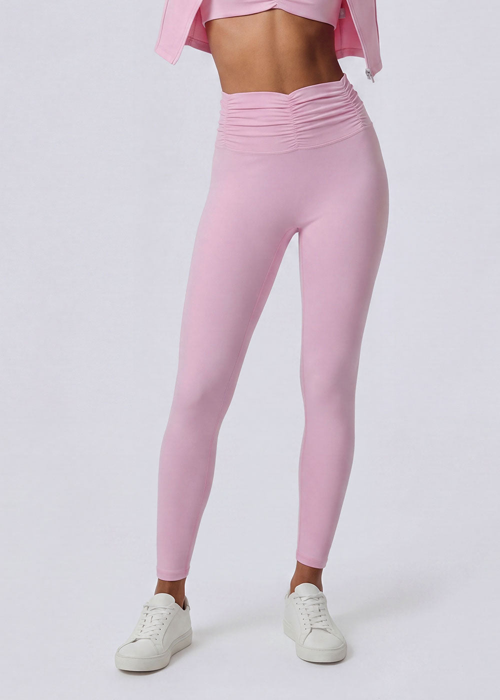 Ruched High Waist Tight Yoga Leggings