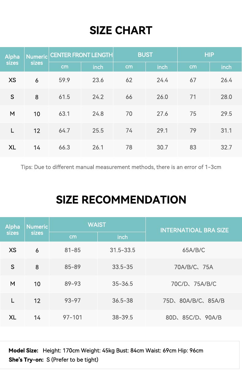 Halter Neck Pleated Tennis Dress Size Chart